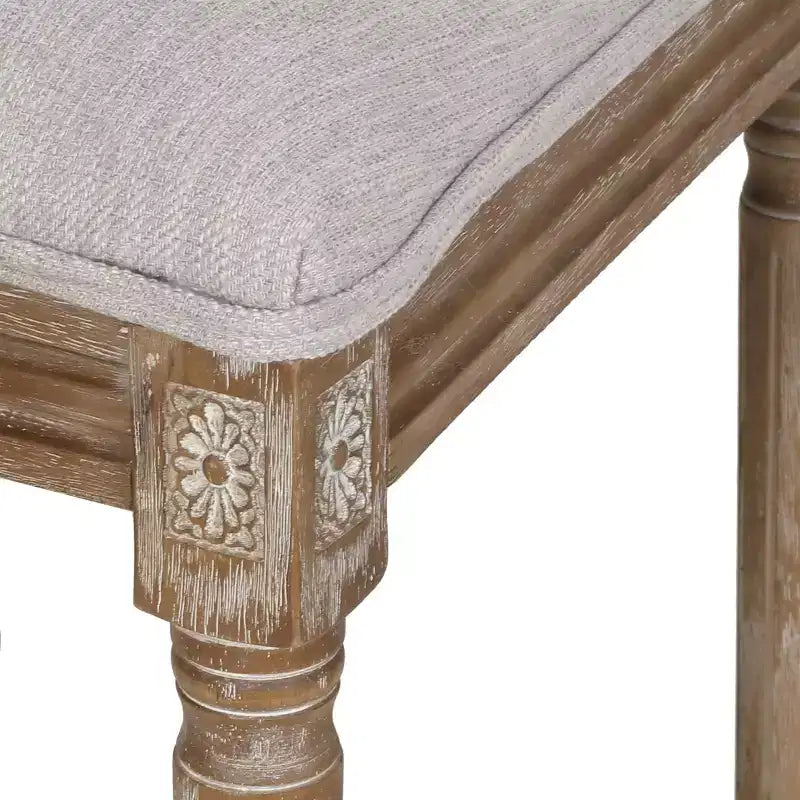 Set da pranzo espandibile Christopher Knight Home Pampas in 7 pezzi in legno, tessuto e canna, stile country francese