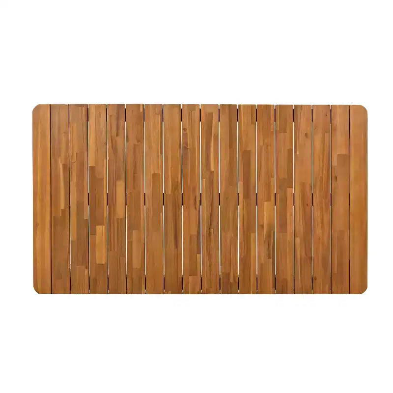 Christopher Knight Home Corin Elara Set da pranzo da 5 pezzi in legno di acacia con corda intrecciata, tavolo a doghe e cuscini