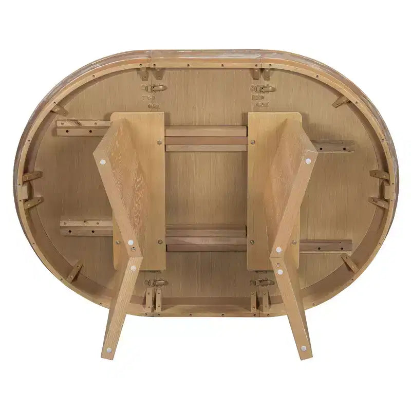 GDFStudio Harper set da pranzo da 5 pezzi con tavolo allungabile e sedie imbottite con schienale in rattan
