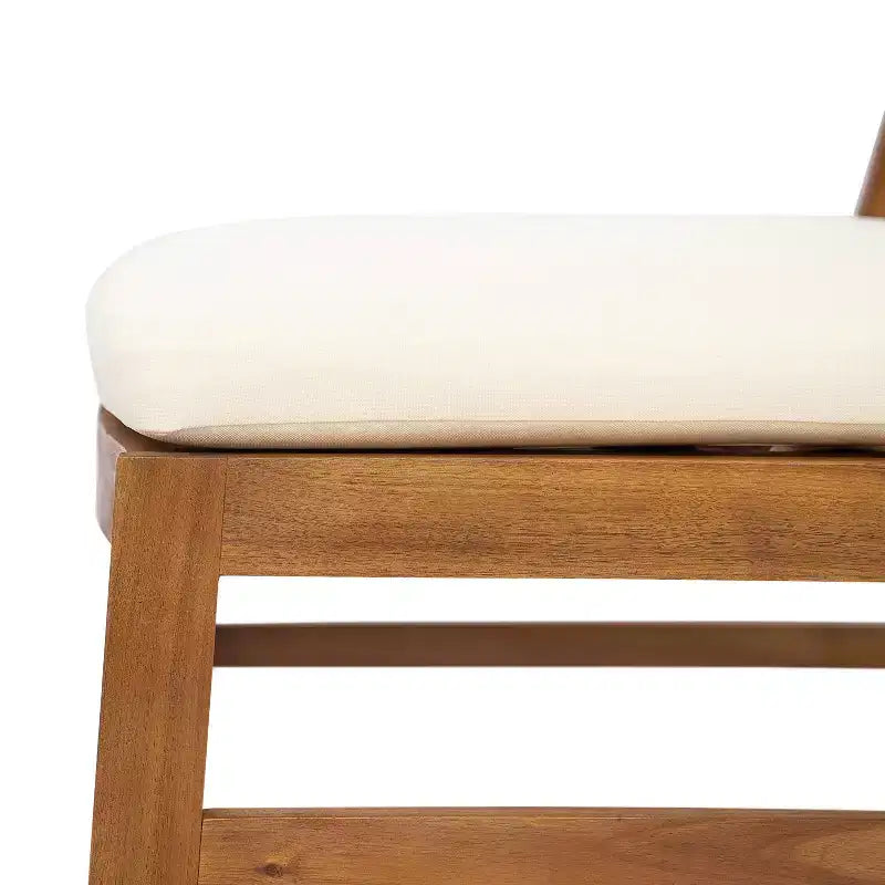 Set da pranzo Christopher Knight Home Lucinda da 7 pezzi in legno di acacia rustico con sedie in vimini intrecciato