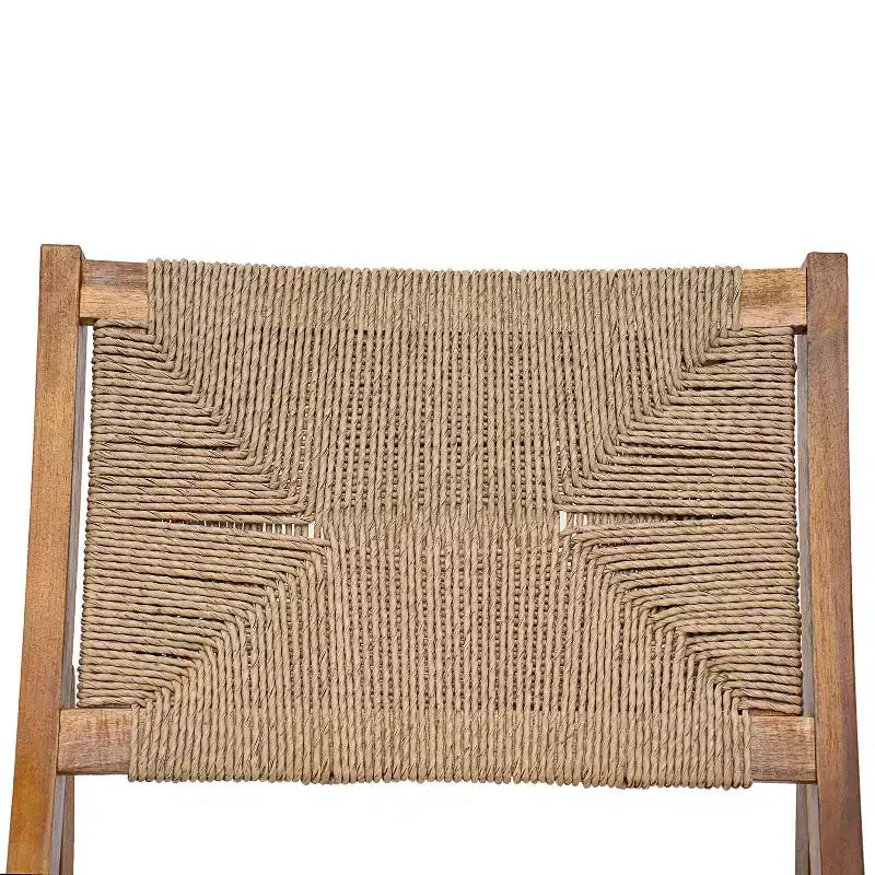 Set da pranzo Christopher Knight Home Lucinda da 7 pezzi in legno di acacia rustico con sedie in vimini intrecciato