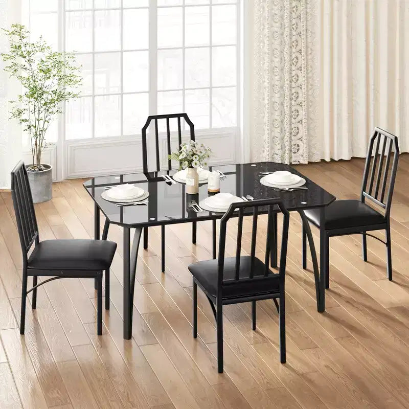 Set di 2 sedie per tavolo da cucina, set tavolo da pranzo con comodi cuscini, set mobili da cucina con sedie adatto per soggiorno, cucina