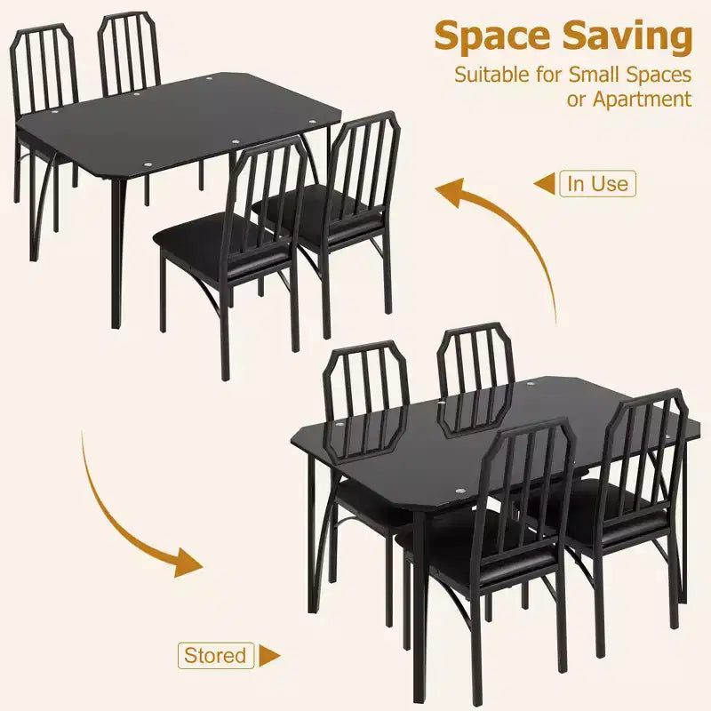 Set di 2 sedie per tavolo da cucina, set tavolo da pranzo con comodi cuscini, set mobili da cucina con sedie adatto per soggiorno, cucina