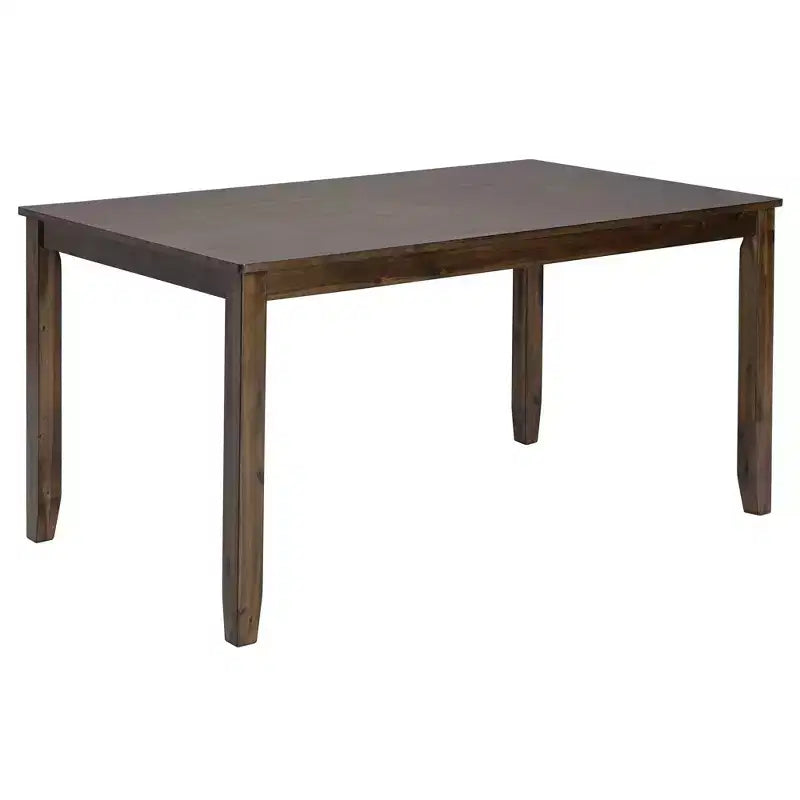 Homy Casa Set da Pranzo da 6 Pezzi in Legno con 4 Sedie Imbottite e Panca, Tavolo da Cucina Rettangolare, Noce