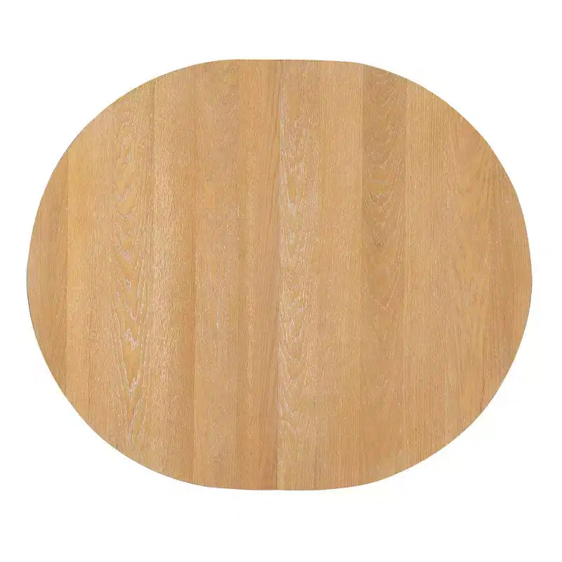 Set da pranzo di 5 pezzi Whisen Farmhouse Wood con tavolo allungabile e 4 sedie imbottite