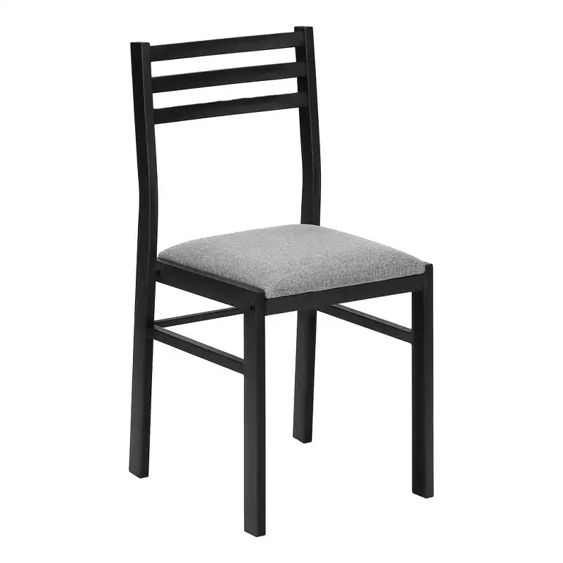 Okak Set da pranzo vintage 3 pezzi e sedie imbottite per sala da pranzo, ristorante, set da pranzo moderno rotondo con design a ribalta