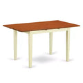 7-Piece Dinette Set - Kitchen Table & Chairs - Modern Dining Room Furniture - Linen White Finish