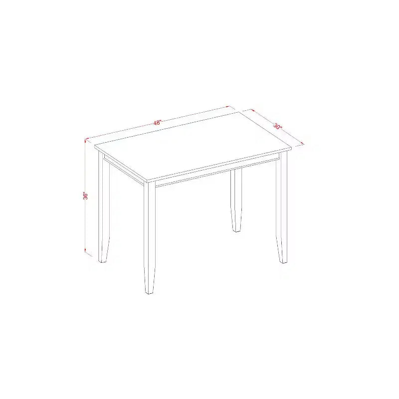 Set da Pranzo Altezza Bancone - Set Tavolo e Sedie 3 Pezzi - Set Moderno da Cucina/Pub - Tavolo 30x48 Pollici