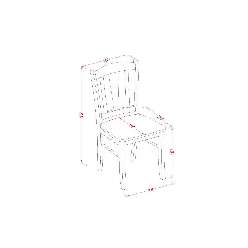 Set da pranzo HomeStock 3 pezzi in legno massello con finitura rovere marrone naturale e tavolo con piano a ribalta