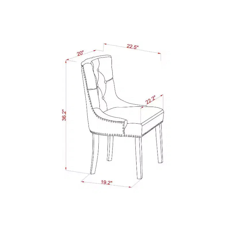 Set da pranzo HomeStock 3 pezzi con piano in legno massello finitura mogano e tavolo con ribalte laterali