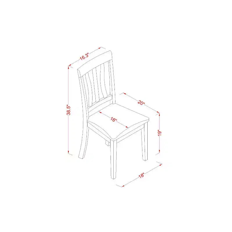 Set tavolo da pranzo con sedie - Set tavolo da cucina - Stile nordico, 7 pezzi