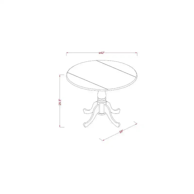 Set tavolo da pranzo rotondo con 2 sedie - Set tavolo e sedie da cucina bianco lino
