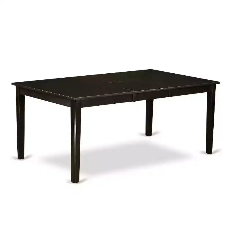 Set Sala da Pranzo Gotico Glamour - Tavolo con Prolunga e 6 Sedie - Elegante Finitura Cappuccino