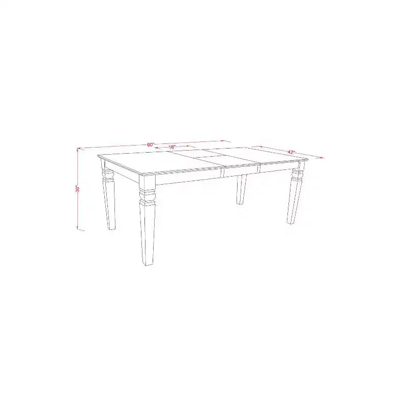 HomeStock Tavolo da Pranzo Rettangolare 7 Pezzi con Finitura Nera, Piano in Legno Massello e 6 Sedie