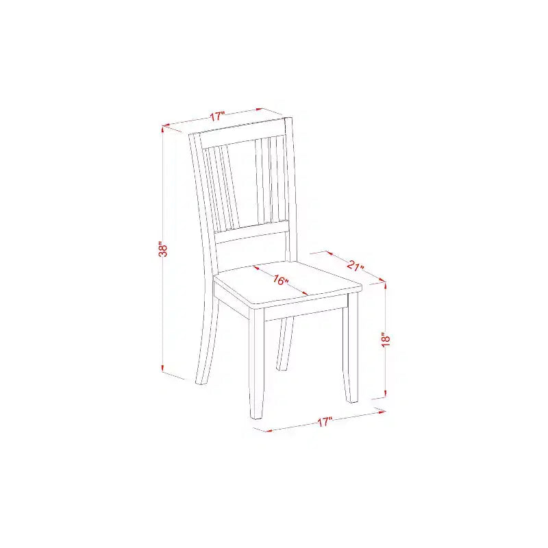HomeStock Tavolo da Pranzo Rettangolare 7 Pezzi con Finitura Nera, Piano in Legno Massello e 6 Sedie
