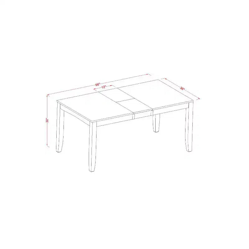Set da pranzo vittoriano - Tavolo con prolunga e sedie - Elegante set da cucina