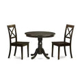 Round Dining Table Set with Chairs - 36 Inch Kitchen Table & 2 Dining Chairs