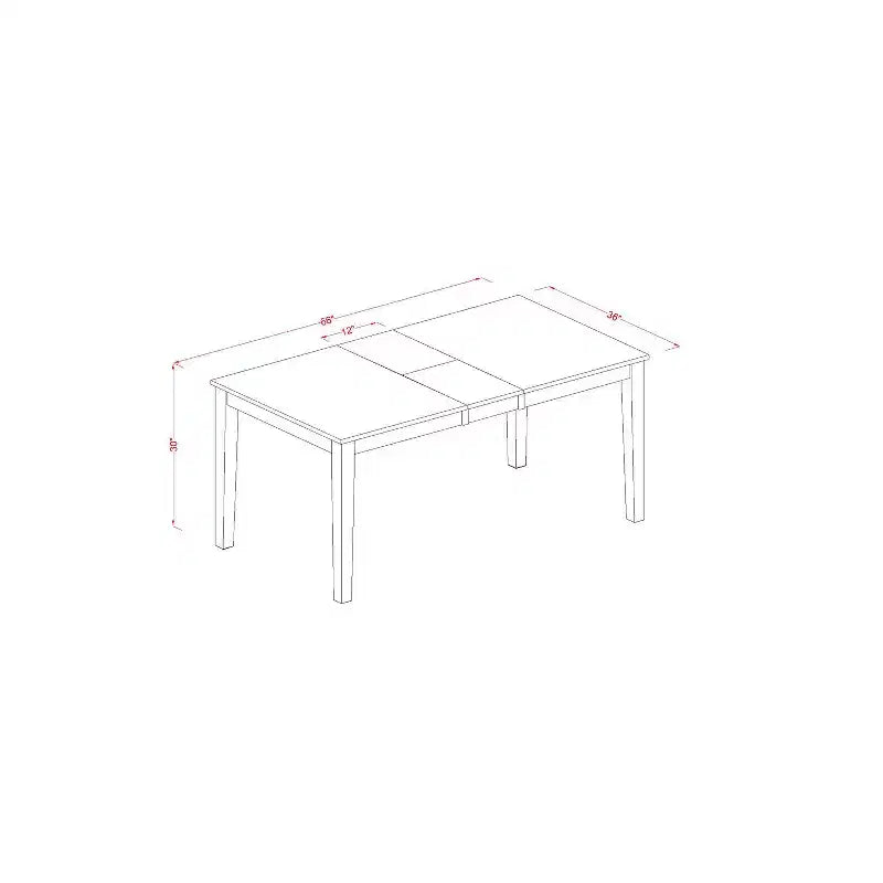 Set Sala da Pranzo Gotica 7pz - Tavolo Ciliegio e 6 Sedie - Set Dinette in Legno Massello