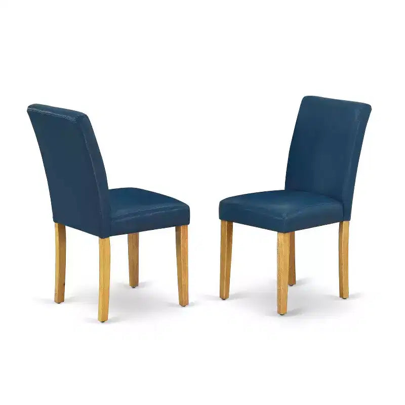 Set da pranzo 3 pezzi tavolo rettangolare con allunga e 2 sedie Parsons - Design Oasi del Sud-Ovest