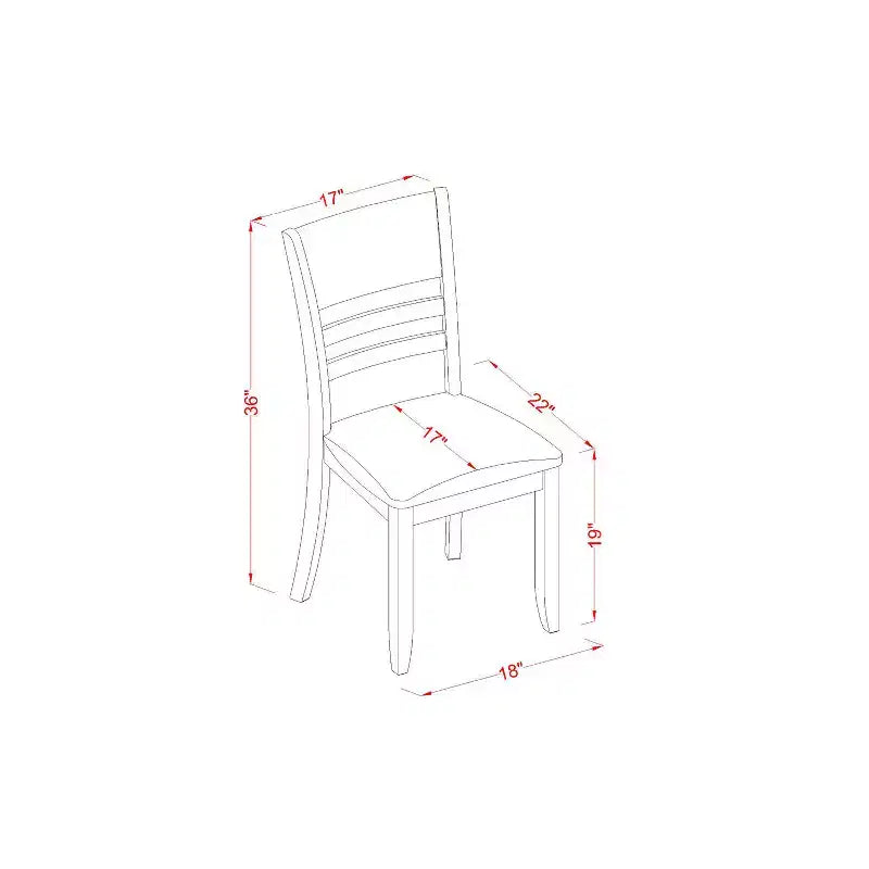 Set Tavolo Rotondo da Pranzo - Sedie per Sala da Pranzo, Tavolo da Cucina, Tavolino, Finitura color Cappuccino, Fascino Antico