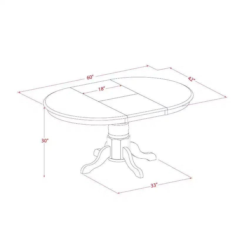 Set Tavolo da Pranzo Ovale Vintage - 5 pezzi Tavolo e 4 Sedie - Gambe Bianco Lino - Tessuto Beige Chiaro