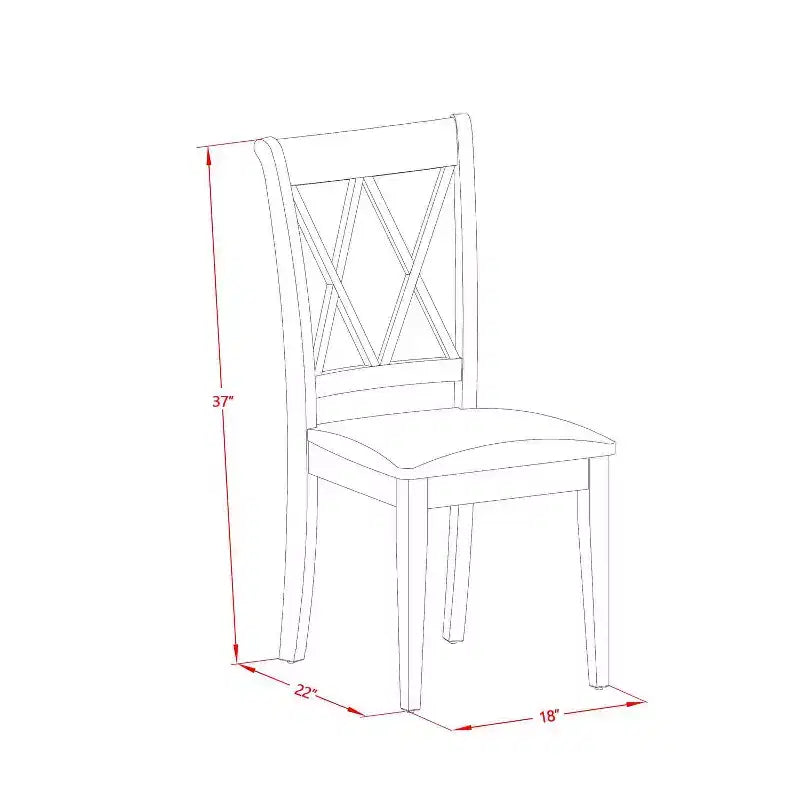 HomeStock Set da Pranzo 3 Pezzi con Piano in Legno Massello Finitura Bianco Lino