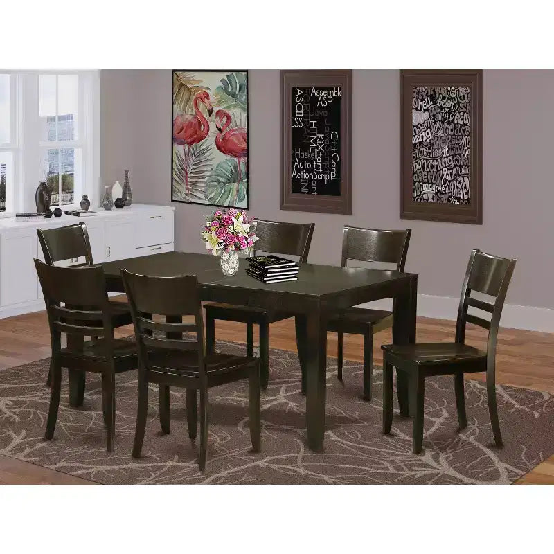 Elegante set da pranzo - Tavolo e sedie