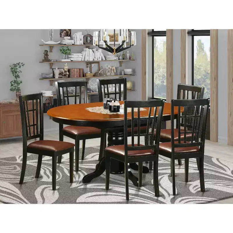 Set da pranzo in stile sud-ovest 5 pezzi tavolo e sedie - Mobili da cucina moderni in stile rustico