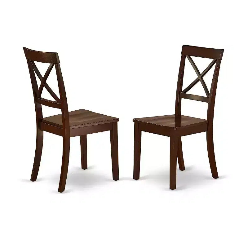 Set tavolo da pranzo rotondo 3 pezzi, tavolo da 42 pollici con ante a ribalta e 2 sedie da cucina