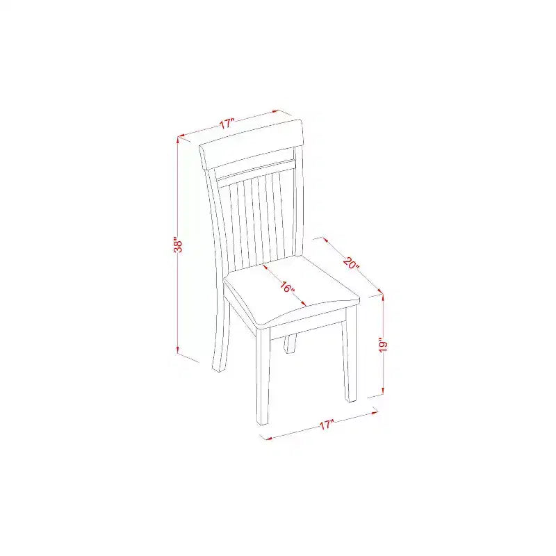 Set da pranzo - Tavolo da cucina e sedie - Set da pranzo piccolo - Design moderno