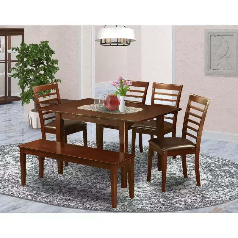 Set Tavolo da Pranzo 5 Pezzi - Tavolo da Cucina Piccolo con Sedie - Set da Pranzo Moderno
