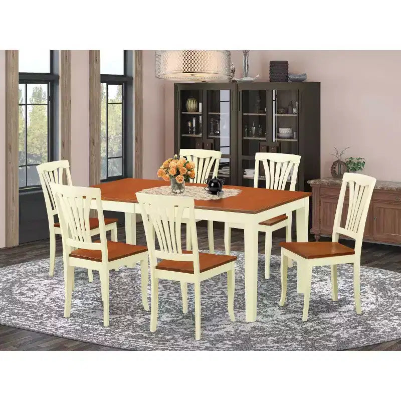 Set da tavolo da pranzo rococò - Tavolo e sedie da cucina - Design elegante