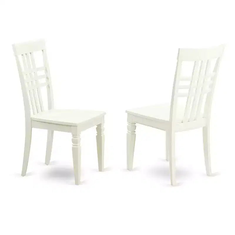 HomeStock Set 5 Pezzi Tavolo da Pranzo Rettangolare Finitura Lino Bianco con Piano in Legno Massello, 2 Panche, 2 Sedie