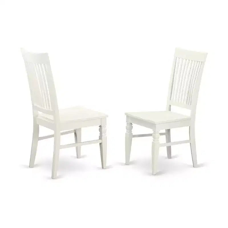 HomeStock Set da Pranzo 3 Pezzi in Legno Massello con Top Color Panna e Ciliegio - 4 Posti