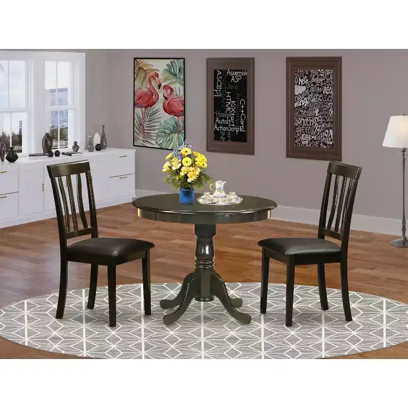 Set tavolo da cucina con 2 sedie - Set tavolo e sedie da pranzo per piccoli spazi