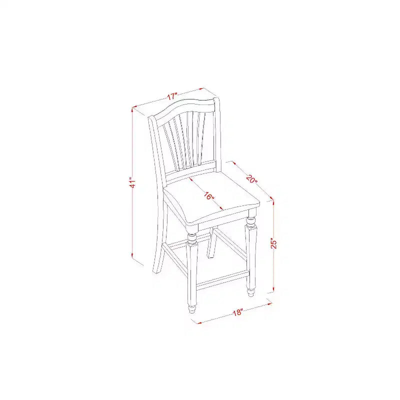 Set da Pranzo Altezza Bancone - 5 Pezzi Tavolo da Pub e Sedie - Set Cucina Moderno