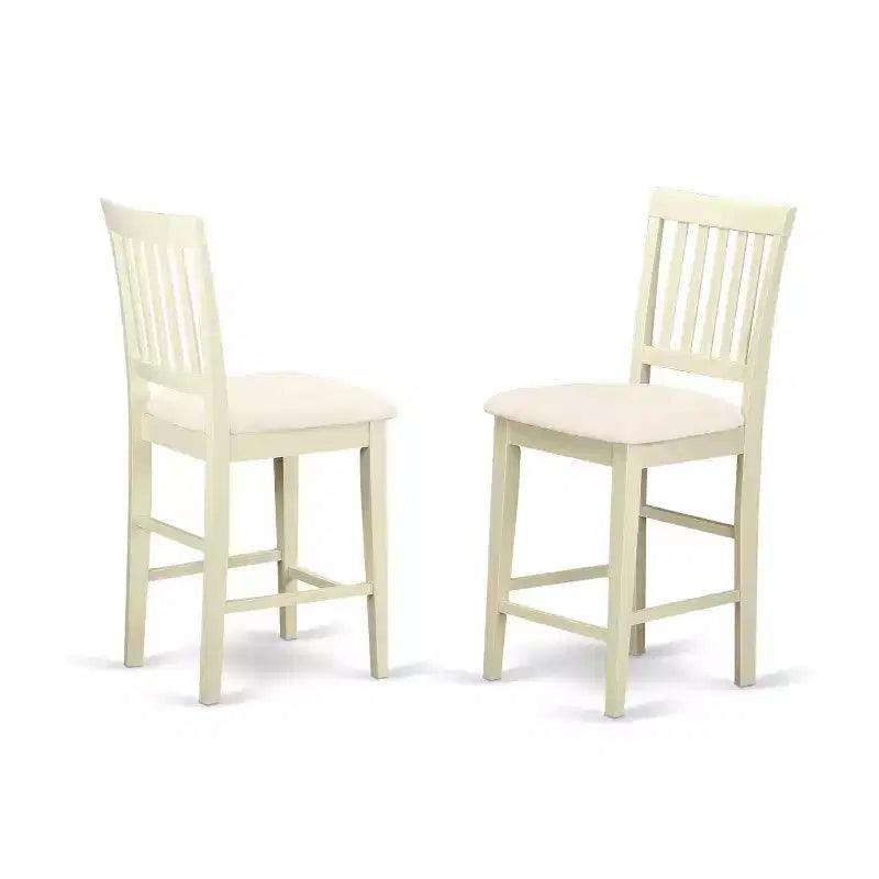 Set da pranzo altezza bancone - Tavolo e sedie 5 pezzi - Stile bohémien moderno - Tavolo rotondo e design elegante