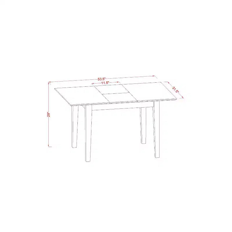 Set da pranzo con prolunga