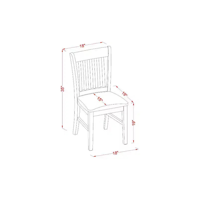 Set Tavolo da Cucina Piccolo con 4 Sedie - Tavolo da Pranzo con Ante a Ribalta da 42, Finitura Rovere