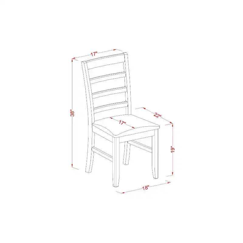 Set tavolo da cucina moderno - Tavolo da pranzo e sedie - Set dinette minimalista per la casa