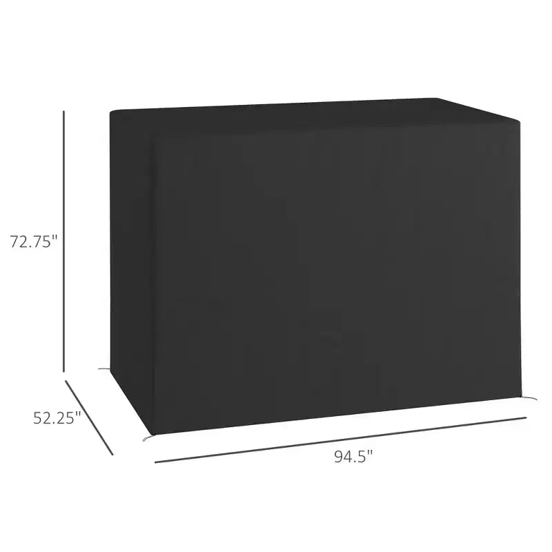600D Oxford Copertura per dondolo a 3 posti da esterno, protezione antipioggia, impermeabile, anti-UV