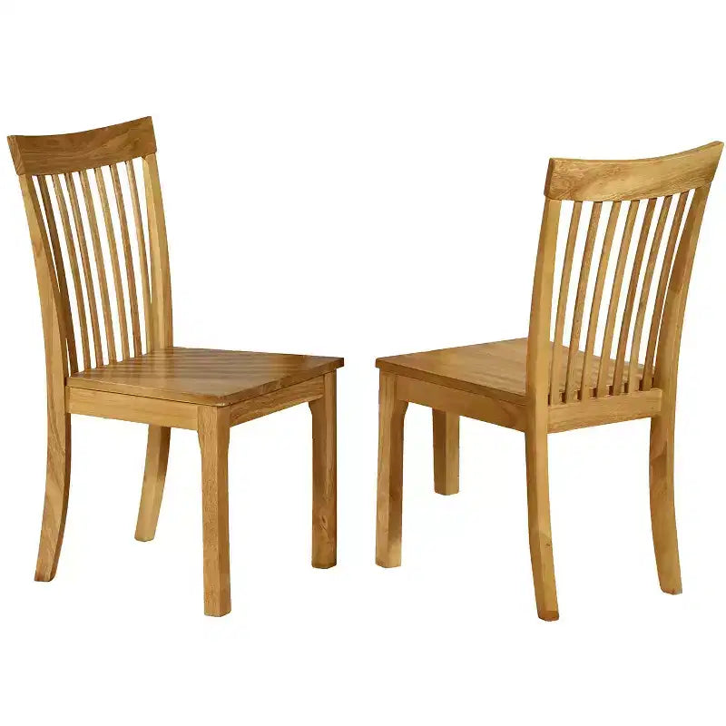Kings Brand Furniture Kurmer set da pranzo 3 pezzi in rovere naturale