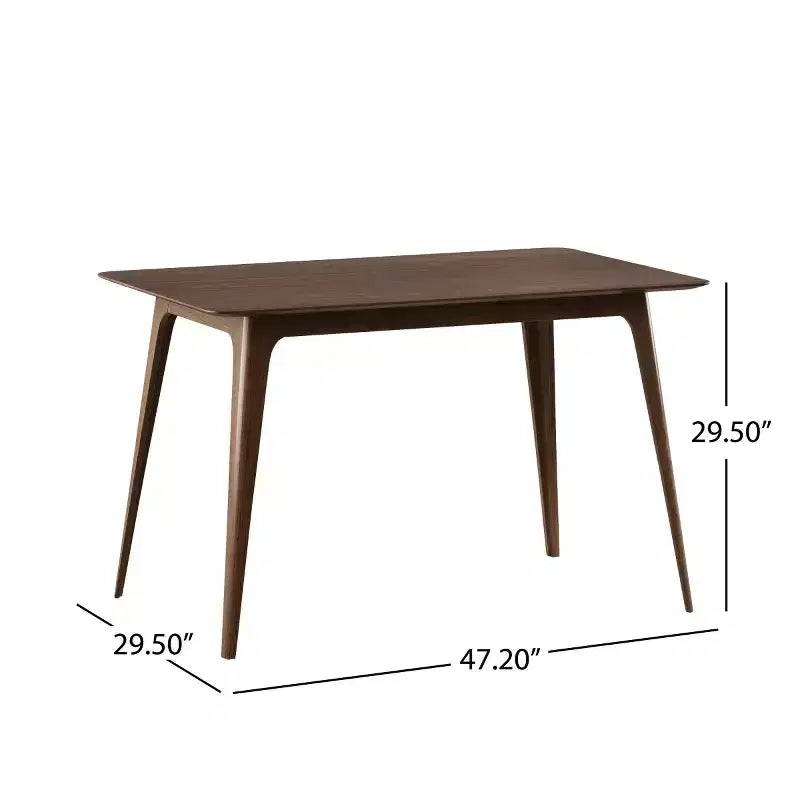 Set da pranzo moderno 5 pezzi per 4 persone, tavolo da cucina con struttura in legno massello con 4 sedie da pranzo imbottite per sala da pranzo o cucina-Panipeachy