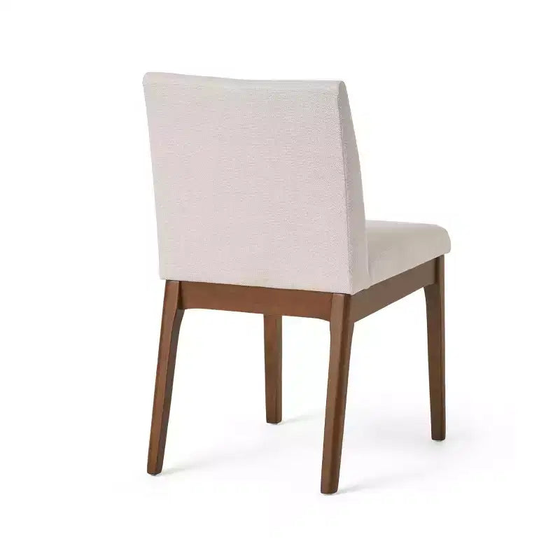 Set da pranzo moderno 5 pezzi per 4 persone, tavolo da cucina con struttura in legno massello con 4 sedie da pranzo imbottite per sala da pranzo o cucina-Panipeachy