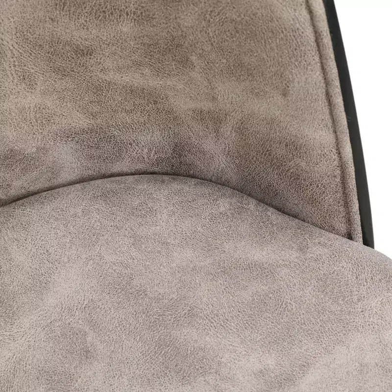 LeisureMod Tule Set da pranzo 7 pezzi con telaio in acciaio, 6 sedie da pranzo imbottite e tavolo da pranzo ovale da 71 pollici con piano in legno