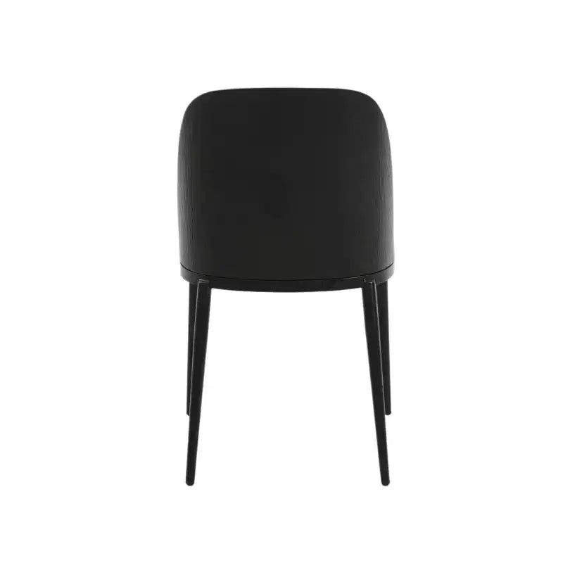 LeisureMod Tule Set da pranzo 7 pezzi con telaio in acciaio, 6 sedie da pranzo imbottite e tavolo da pranzo ovale da 71 pollici con piano in legno