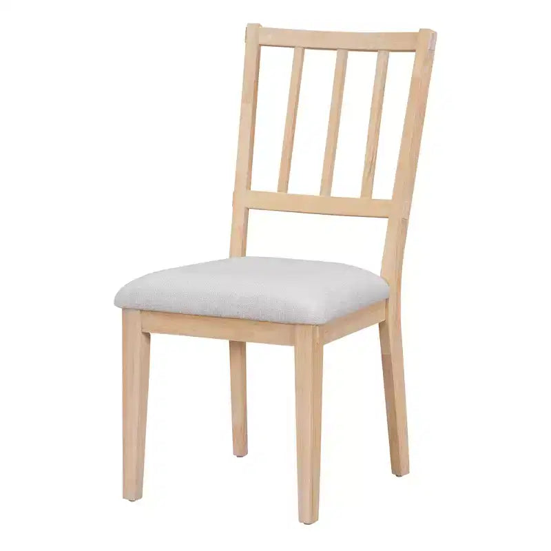 GDFStudio Agnes Set da Pranzo Rustico Rotondo da 5 Pezzi con Sedie Imbottite e Panca Curva