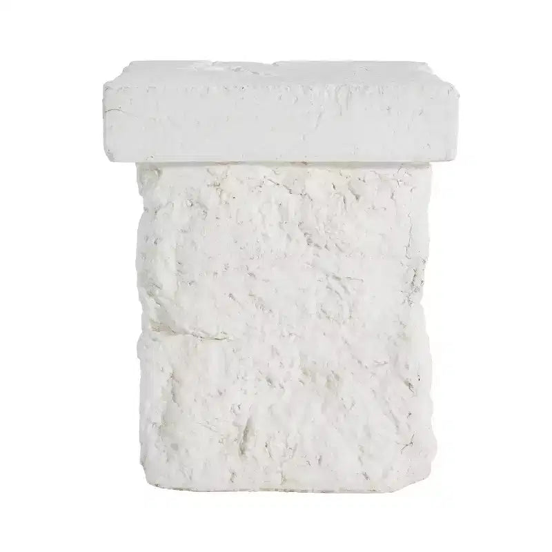 Christopher Knight Home Bora Set da Pranzo da Giardino Moderno 3 Pezzi con Tavolino in Cemento Leggero e 2 Sedie con Braccioli in Corda di Acacia