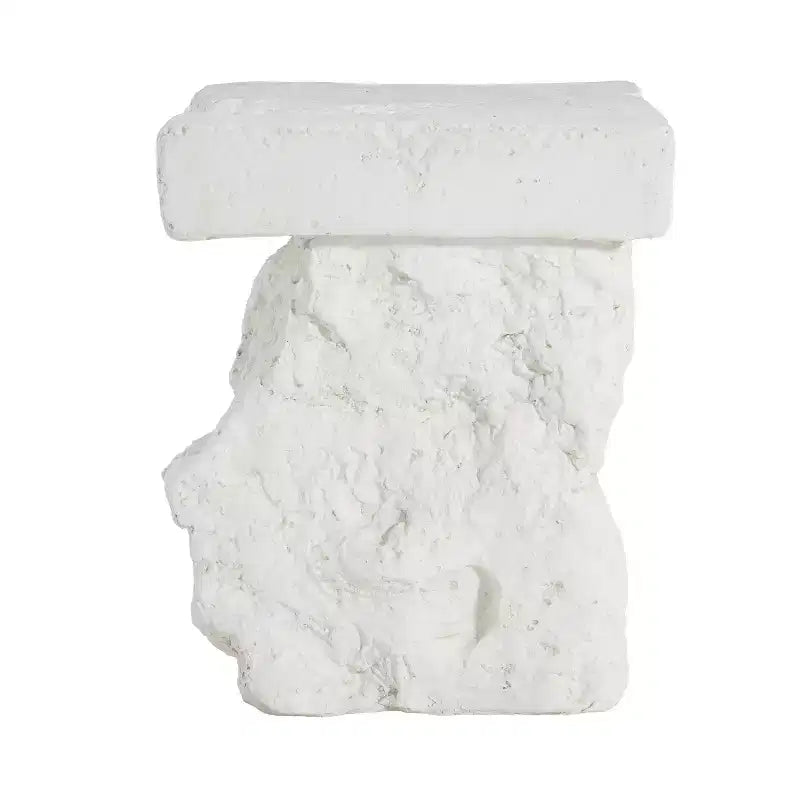 Christopher Knight Home Bora Set da Pranzo da Giardino Moderno 3 Pezzi con Tavolino in Cemento Leggero e 2 Sedie con Braccioli in Corda di Acacia