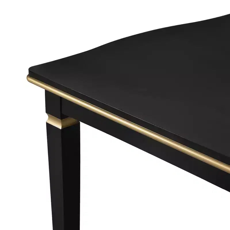 Set da Tavolo da Pranzo da Cucina Retrò da 6 Pezzi, Tavolo Rettangolare e 4 Sedie Trapuntate con Schienale Alto e Panca, Set Tavolo da Sala da Pranzo in Legno per 6